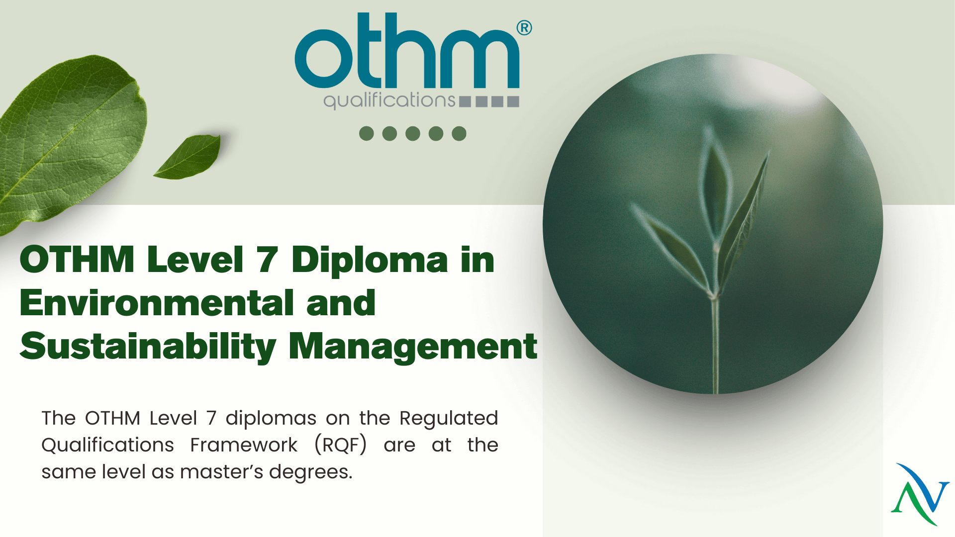 Environmental Sustainability Diploma Level 7