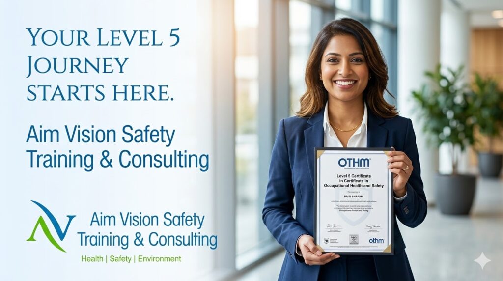 OTHM Level 5 health and safety training Chennai · Aim Vision safety course India